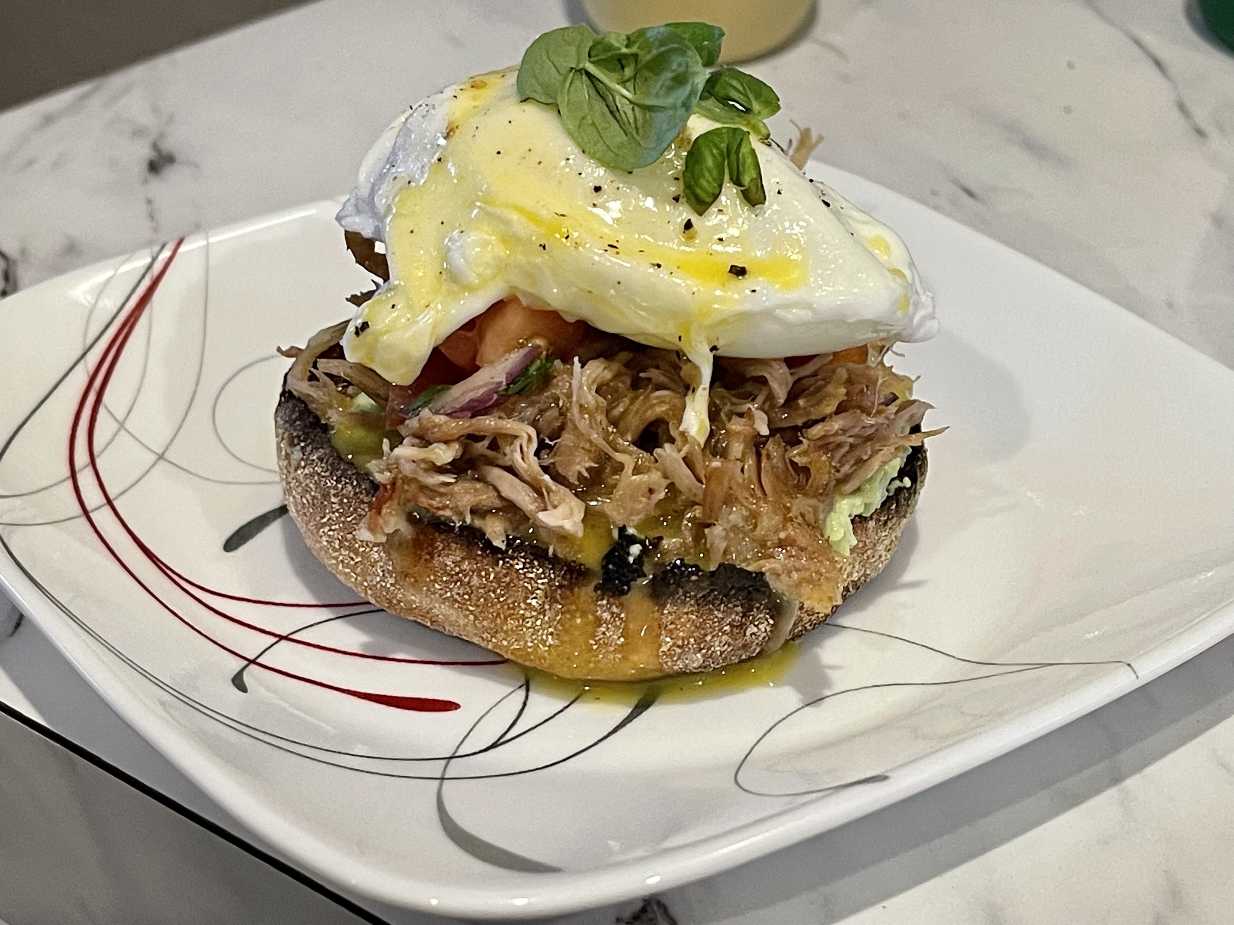Pulled Pork Eggs Benedict
